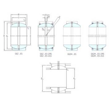 Bearing GEZH104ES-2RS SKF