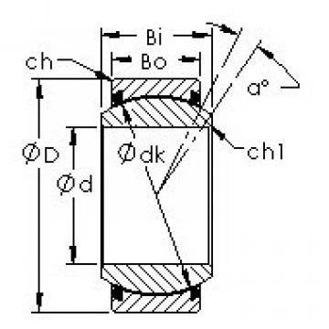 Bearing GEZ25ET-2RS AST