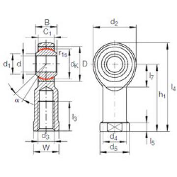 Bearing GIKFL 12 PW INA