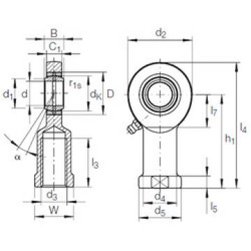 Bearing GIR 45 DO-2RS INA