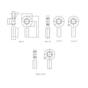 Bearing SAL60ES-2RS SKF