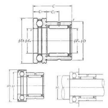 Bearing NKX17T2Z NTN