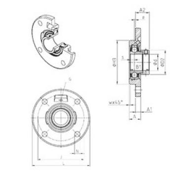 Bearing ESFCE204 SNR