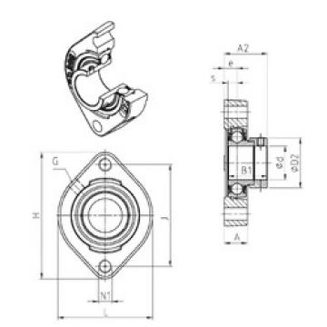 Bearing ESFD203M100 SNR