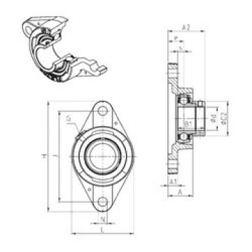 Bearing ESFLE203 SNR