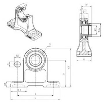 Bearing ESPH207 SNR