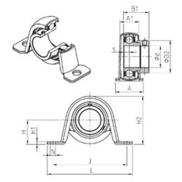 Bearing ESPP201 SNR