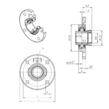 Bearing EXFCE201 SNR