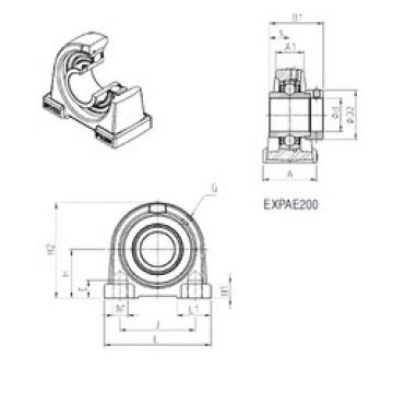 Bearing EXPAE201 SNR