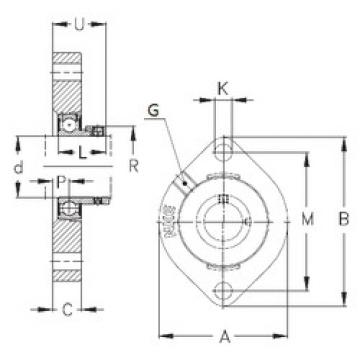 Bearing GLCTE17 NKE