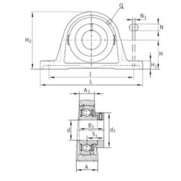 Bearing PAK1-1/8 INA