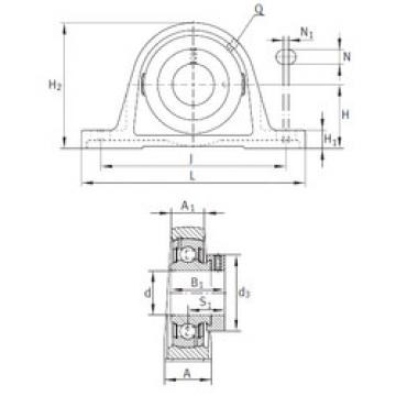 Bearing PASE1-1/8 INA