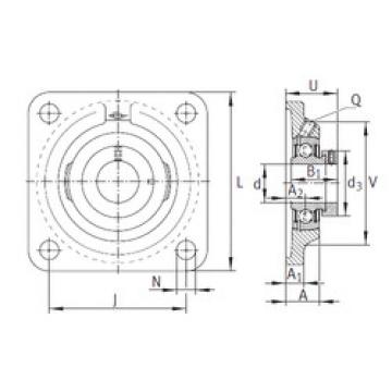 Bearing PCF35 INA