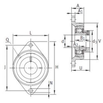 Bearing PCFT45 INA