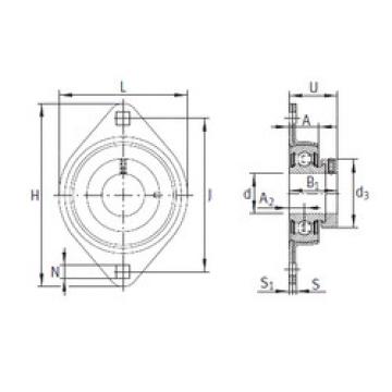 Bearing PCSLT25 INA