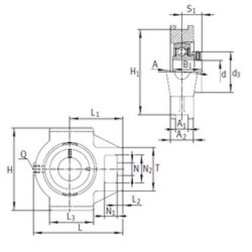 Bearing PTUE60 INA