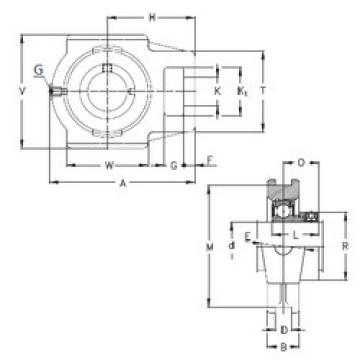 Bearing PTUE20 NKE