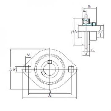 Bearing SAPFL201-8 KOYO