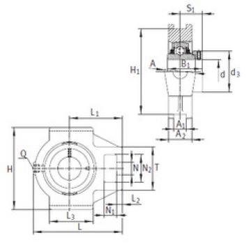 Bearing TTUE35 INA