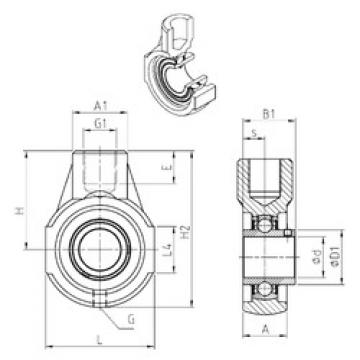 Bearing UCEHE201 SNR