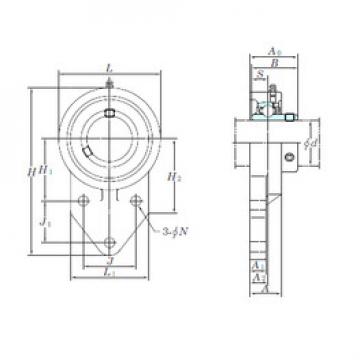 Bearing UCFB206-18 KOYO