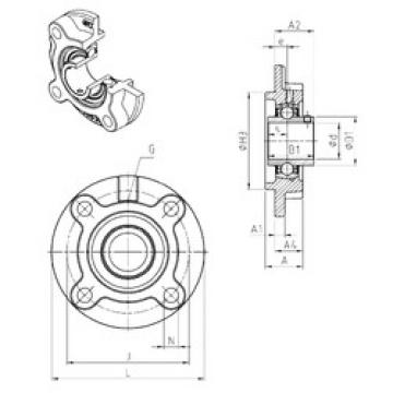 Bearing UCFC204 SNR