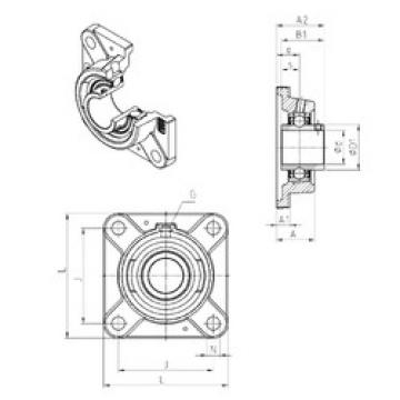 Bearing UCFE206 SNR