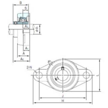 Bearing UCFL201 NACHI