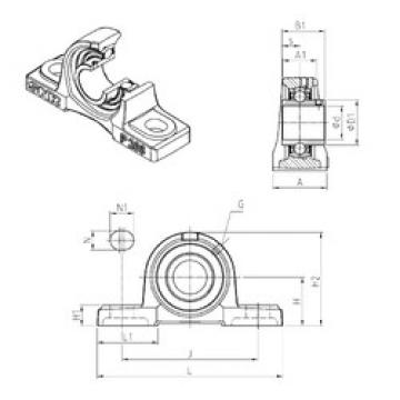 Bearing UCP203 SNR