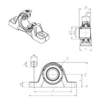 Bearing UCPLE207 SNR