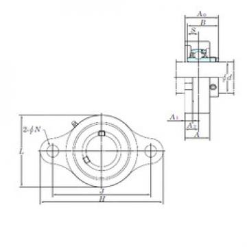 Bearing UCSFL208H1S6 KOYO