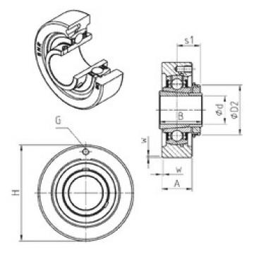 Bearing UKC205H SNR