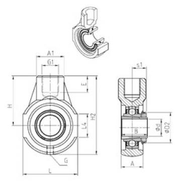 Bearing UKEHE207H SNR