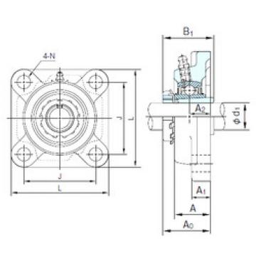 Bearing UKF207+H2307 NACHI