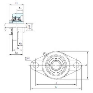 Bearing UKFL207+H2307 NACHI