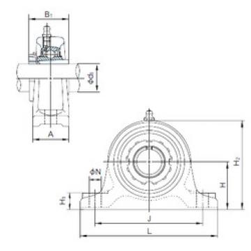 Bearing UKIP208+H2308 NACHI