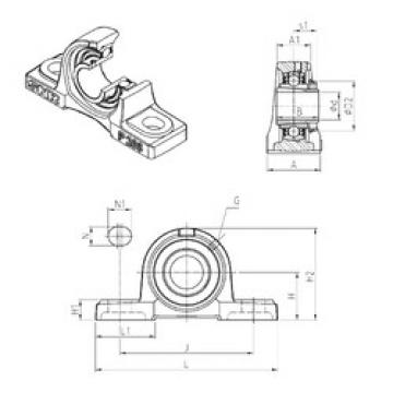 Bearing UKP209H SNR