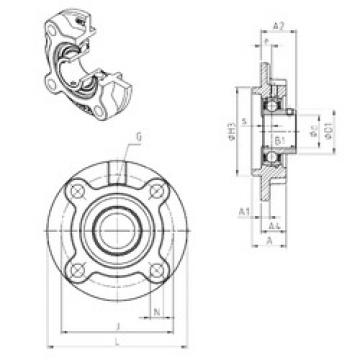 Bearing USFC209 SNR