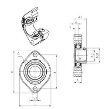 Bearing USFD201M100 SNR