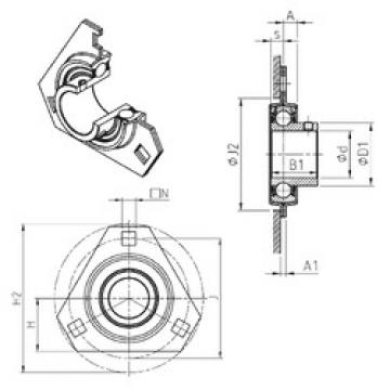 Bearing USPFT207 SNR