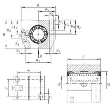 Bearing KGN 12 C-PP-AS INA