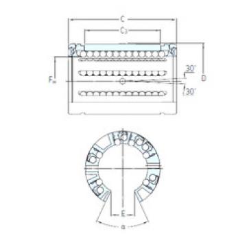 Bearing LBCF 12 A-2LS SKF