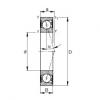 Bearing B7010-C-2RSD-T-P4S FAG