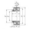 Bearing 23936-S-K-MB + H3936 FAG