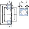 Bearing 7010 ACD/HCP4AL SKF #1 small image