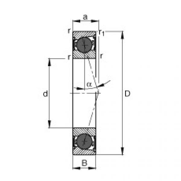 Bearing HCB71911-C-2RSD-T-P4S FAG #5 image