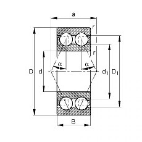 Bearing 3002-B-TVH FAG #1 image