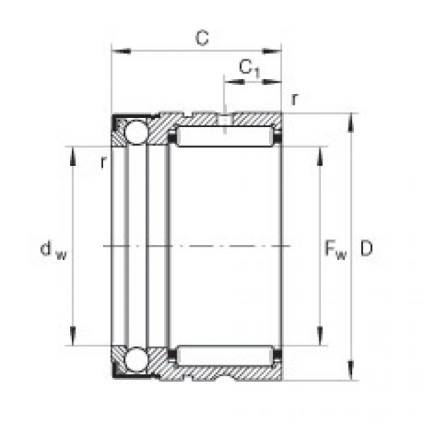 Bearing NX10-Z INA #1 image