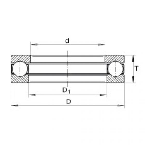 Bearing 1025 INA #5 image