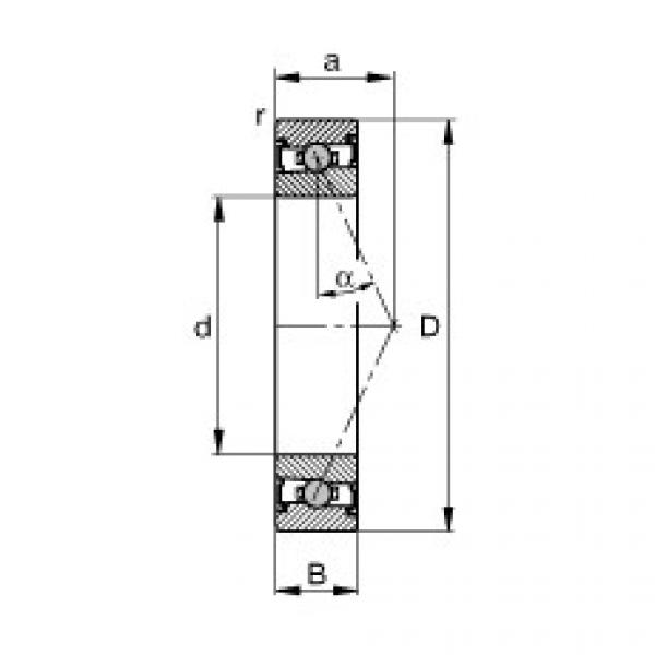 Bearing HCS7000-E-T-P4S FAG #5 image